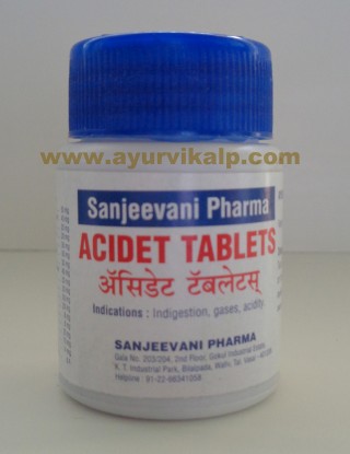 Sanjeevani Pharma, ACIDET, 60 Tablets, Indigestion, Acidity